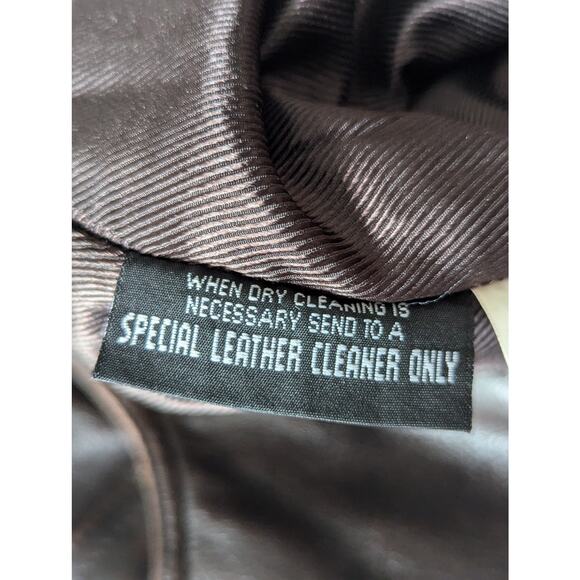 Wilson's Leather Maxima | Vintage Chocolate Brown Leather Pants | Size 6 - Picture 8 of 15